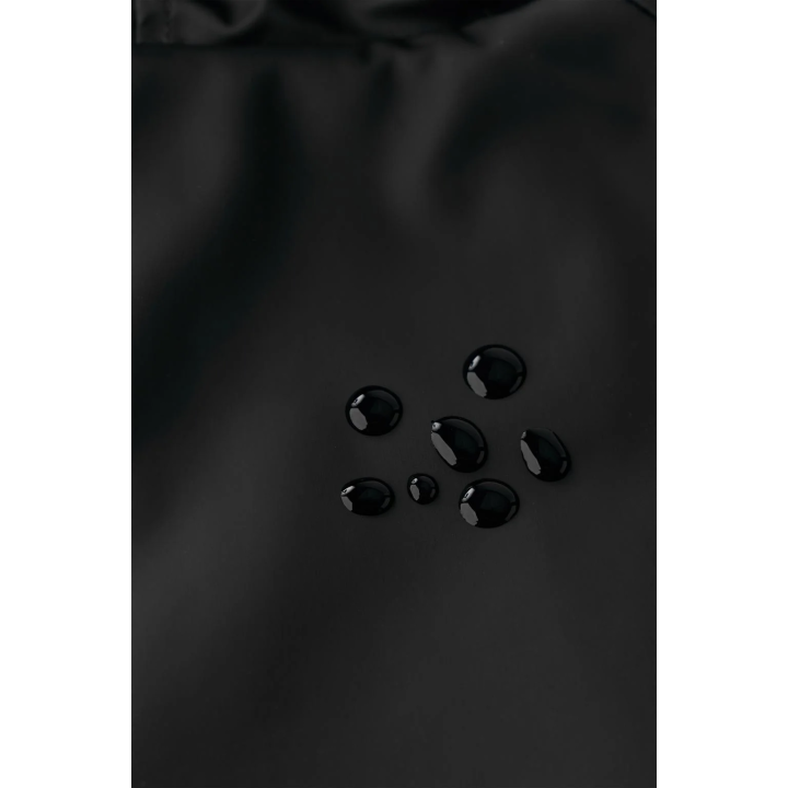 WATER-REPELLENT COATED JACKET WITH FAUX FUR ANIMAL PRINT