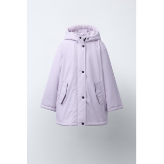 Дождевик из водонепроницаемой резины с искусственным мехом