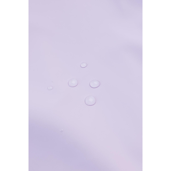 Дождевик из водонепроницаемой резины с искусственным мехом