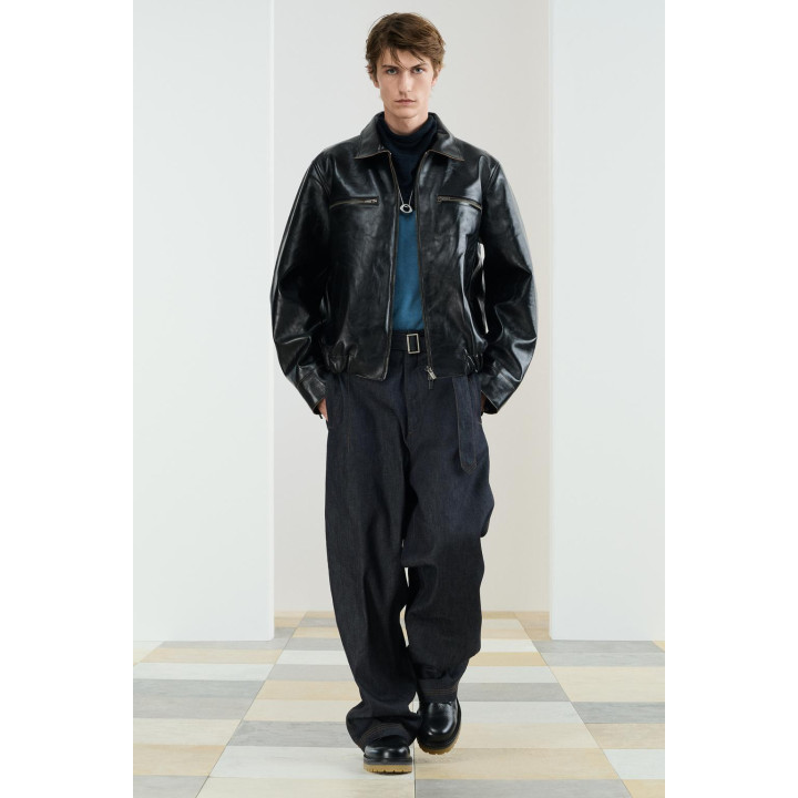 Кожаная куртка lthr bkr jktc