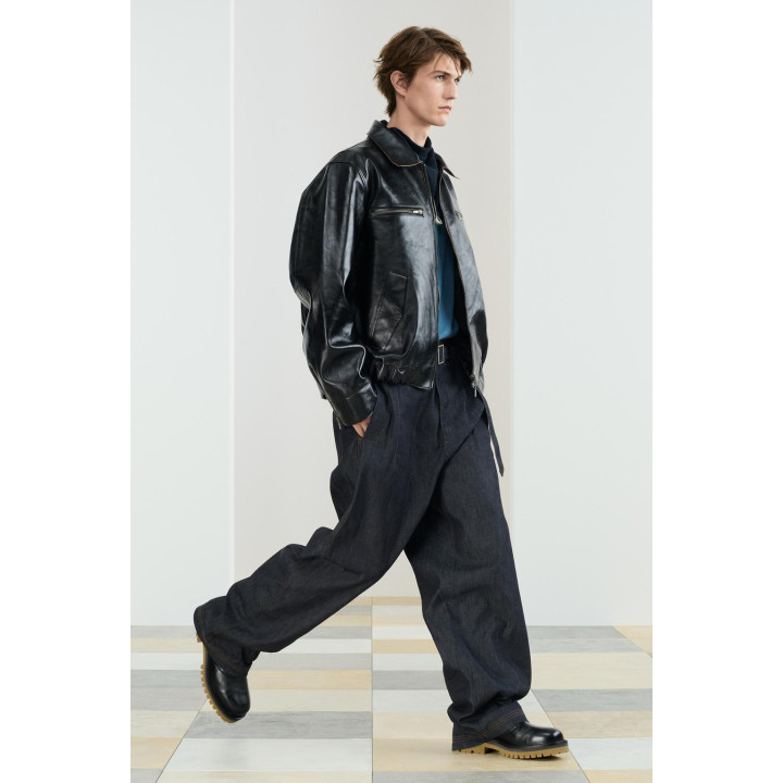 Кожаная куртка lthr bkr jktc