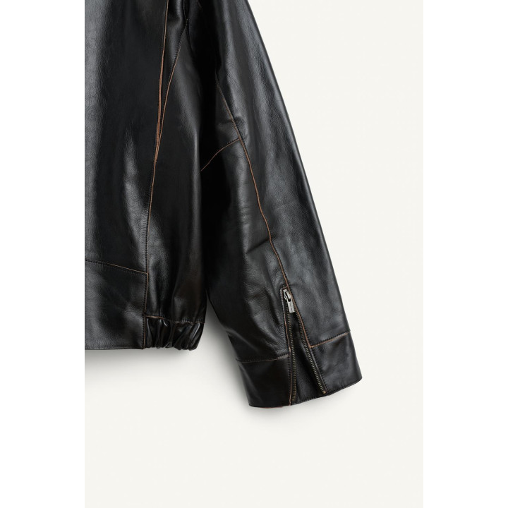 Кожаная куртка lthr bkr jktc