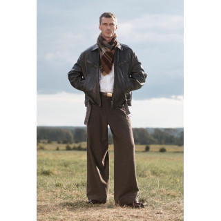 Куртка из ограниченной коллекции из кожи с поясом