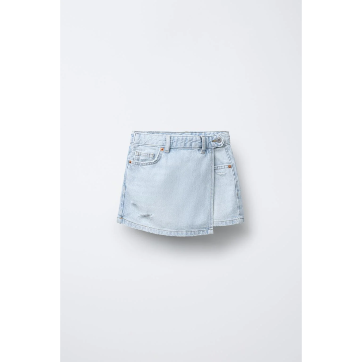 ДЖИНСОВАЯ ЮБКА-ШОРТЫ