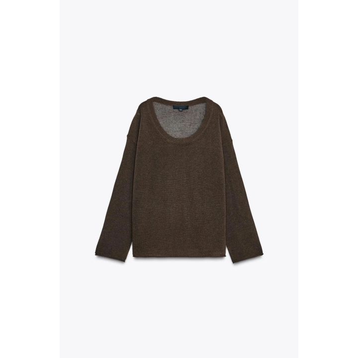 ВЯЗАНЫЙ ДЖЕМПЕР В СТИЛЕ РУСТИК