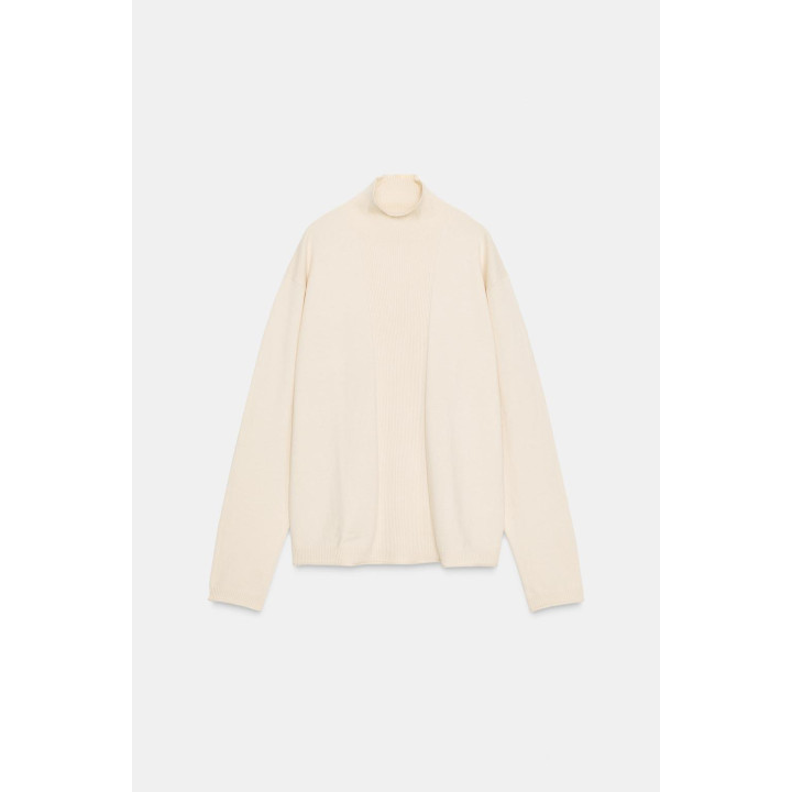 ДЖЕМПЕР ОВЕРСАЙЗ ИЗ ТРИКОТАЖА