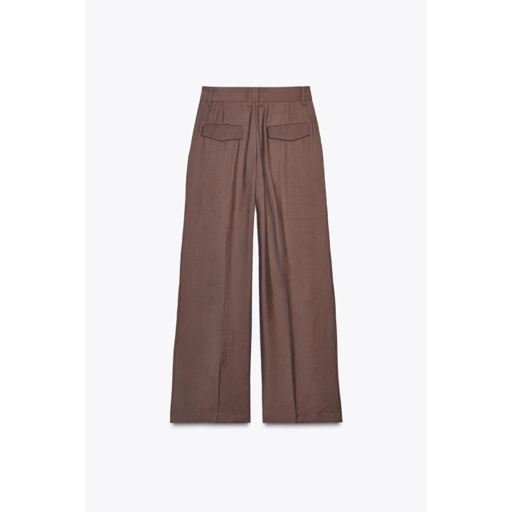 БРЮКИ С ДВОЙНЫМИ ЗАЩИПАМИ И КЛАПАНАМИ