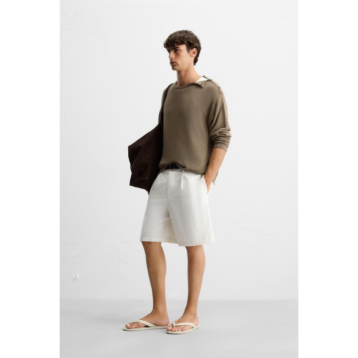 ТРИКОТАЖНАЯ ФУТБОЛКА С ПУГОВИЦАМИ