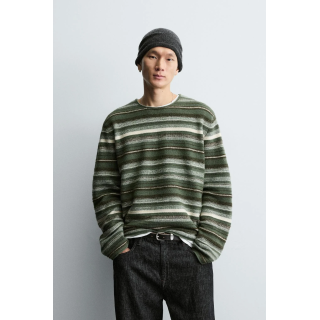 ЖАККАРДОВЫЙ ДЖЕМПЕР В ПОЛОСКУ