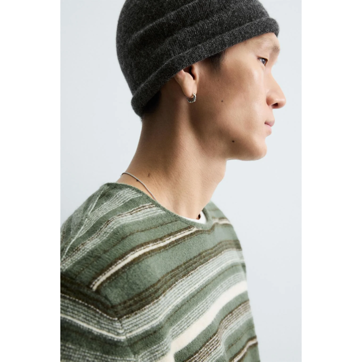 ЖАККАРДОВЫЙ ДЖЕМПЕР В ПОЛОСКУ