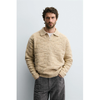 ШЕРСТЯНОЕ ПОЛО НА ПУГОВИЦАХ