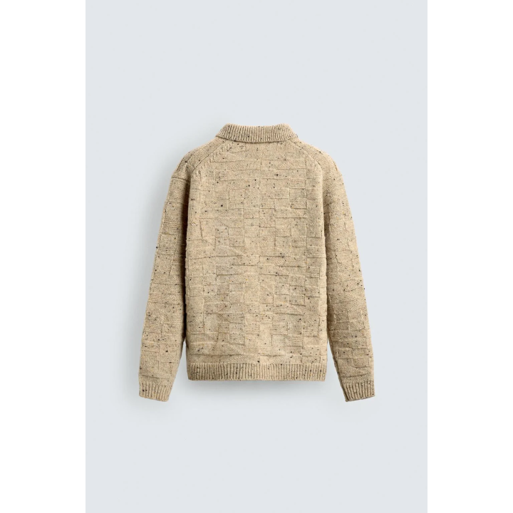 ШЕРСТЯНОЕ ПОЛО НА ПУГОВИЦАХ