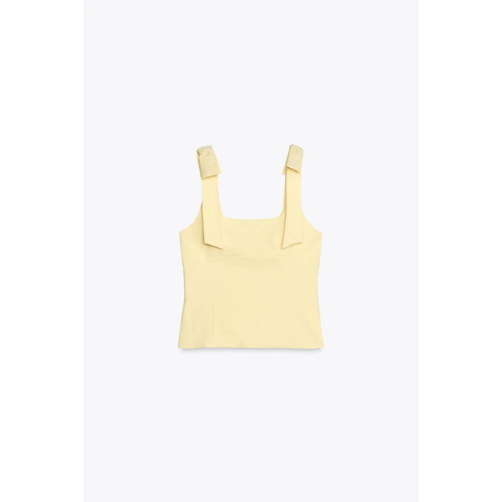 ТОП ИЗ ЭЛАСТИЧНОЙ ТАКНИ С БАНТАМИ