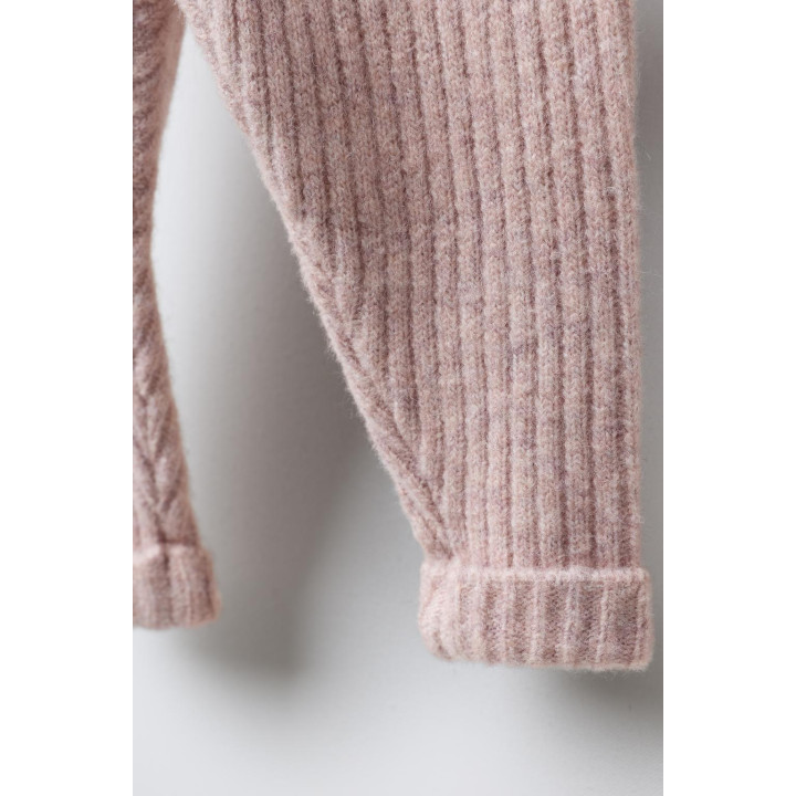 ЛЕГИНСЫ ИЗ РУБЧАТОГО ТРИКОТАЖА