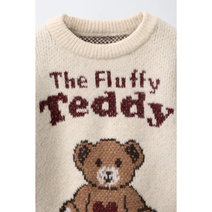 СВИТЕР С УЗОРОМ «МЕДВЕДЬ»