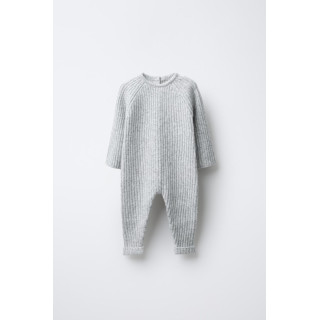 ВЯЗАНЫЙ КОМБИНЕЗОН В РУБЧИК