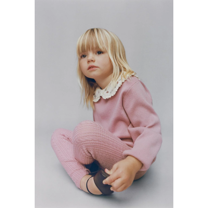 ТРИКОТАЖНЫЕ ЛЕГИНСЫ С КОСАМИ