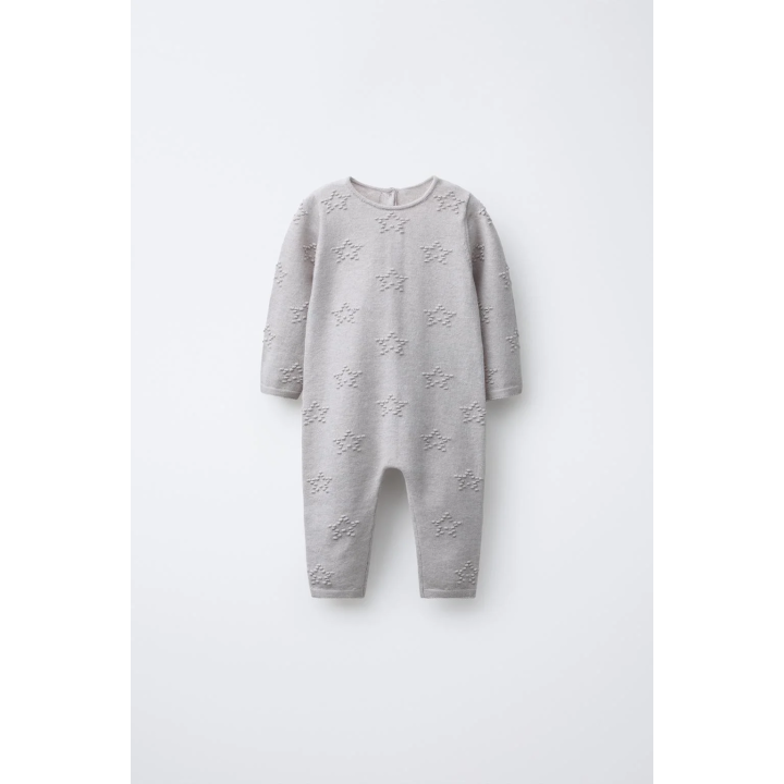 ДЛИННЫЙ КОМБИНЕЗОН С ВЫШИВКОЙ ЗВЕЗД