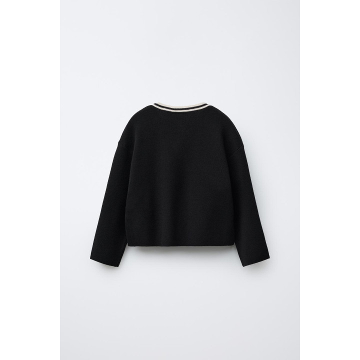 ТРИКОТАЖНЫЙ КАРДИГАН С БАНТИКАМИ