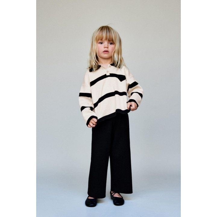 ТРИКОТАЖНОЕ ПОЛО В ПОЛОСКУ С СЕРДЦЕМ