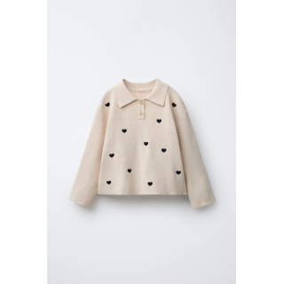 ТРИКОТАЖНОЕ ПОЛО «СЕРДЦА»