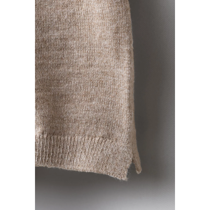 ТРИКОТАЖНЫЙ ДЖЕМПЕР С ВОРОТНИКОМ-СТОЙКОЙ