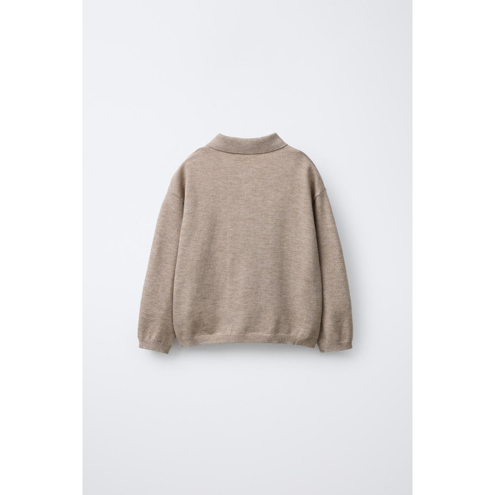 ТРИКОТАЖНЫЙ ДЖЕМПЕР ПОЛО