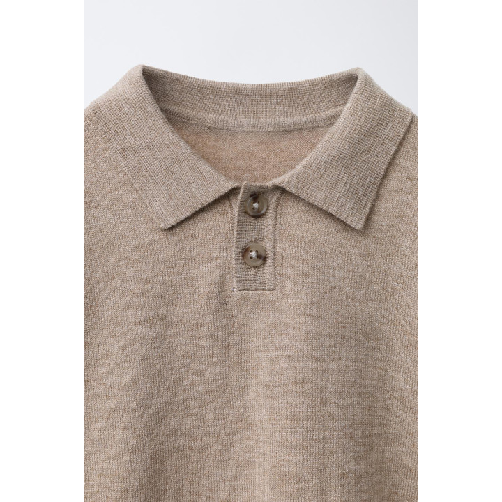 ТРИКОТАЖНЫЙ ДЖЕМПЕР ПОЛО