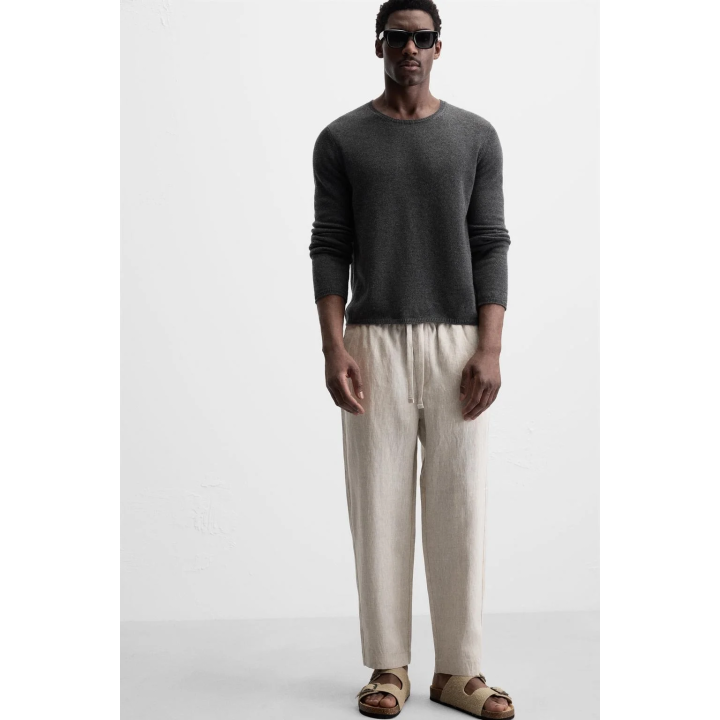 ПАНТАЛОНЫ светло-бежевого цвета