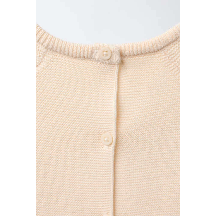 ВЯЗАНЫЙ ДЖЕМПЕР С ВЫШИВКОЙ В ВИДЕ СЛОНОВ