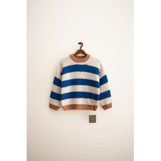 ZARA TIMELESS — ТРИКОТАЖНЫЙ ДЖЕМПЕР КРУПНОЙ ВЯЗКИ В ПОЛОСКУ