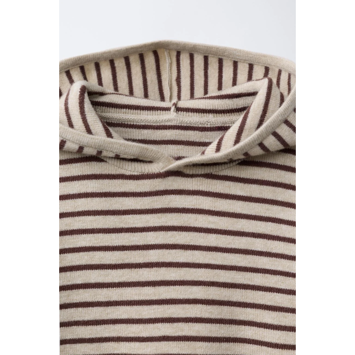 ТРИКОТАЖНАЯ ТОЛСТОВКА В ПОЛОСКУ