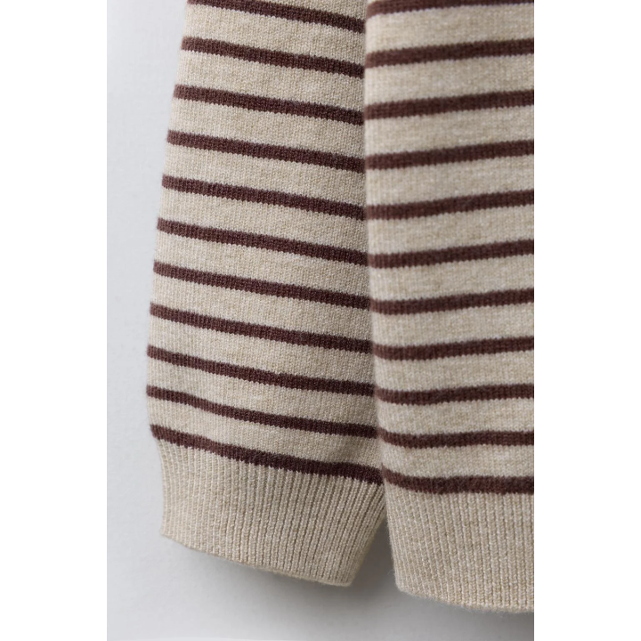 ТРИКОТАЖНАЯ ТОЛСТОВКА В ПОЛОСКУ