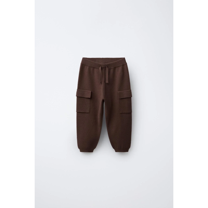 ТРИКОТАЖНЫЕ БРЮКИ-ДЖОГГЕРЫ КАРГО