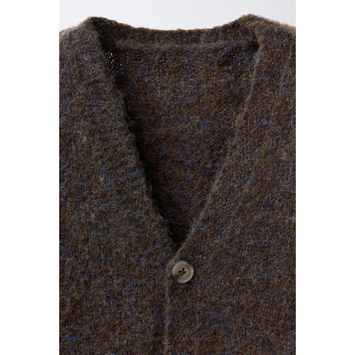 КАРДИГАН ИЗ СМЕСОВОЙ ШЕРСТИ