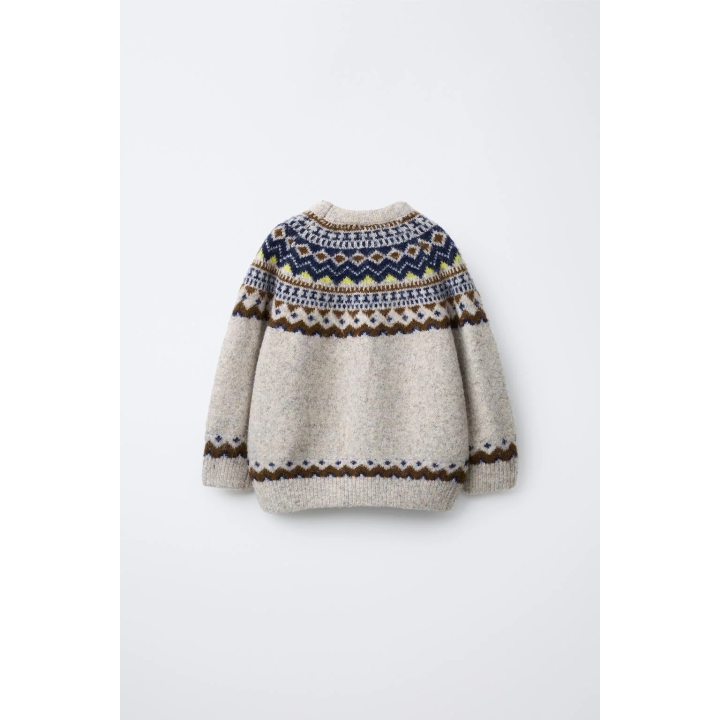 ДЖЕМПЕР ВЯЗАНЫЙ ЖАККАРД