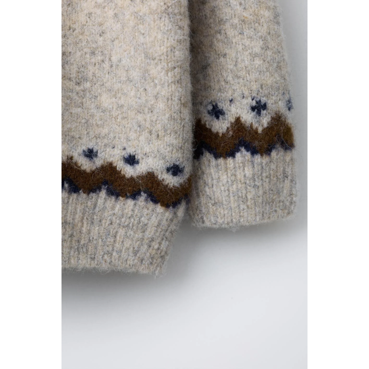 ДЖЕМПЕР ВЯЗАНЫЙ ЖАККАРД