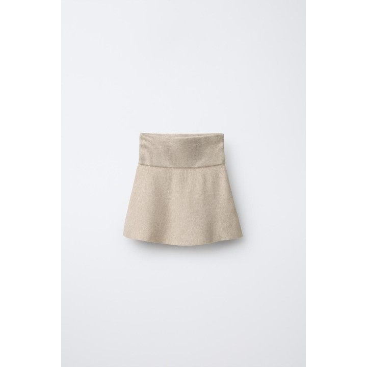 Юбка из вязаного полотна