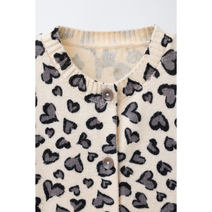 ВЯЗАНЫЙ КАРДИГАН «СЕРДЦА»