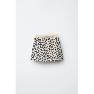 ТРИКОТАЖНАЯ ЮБКА С СЕРДЕЧКАМИ