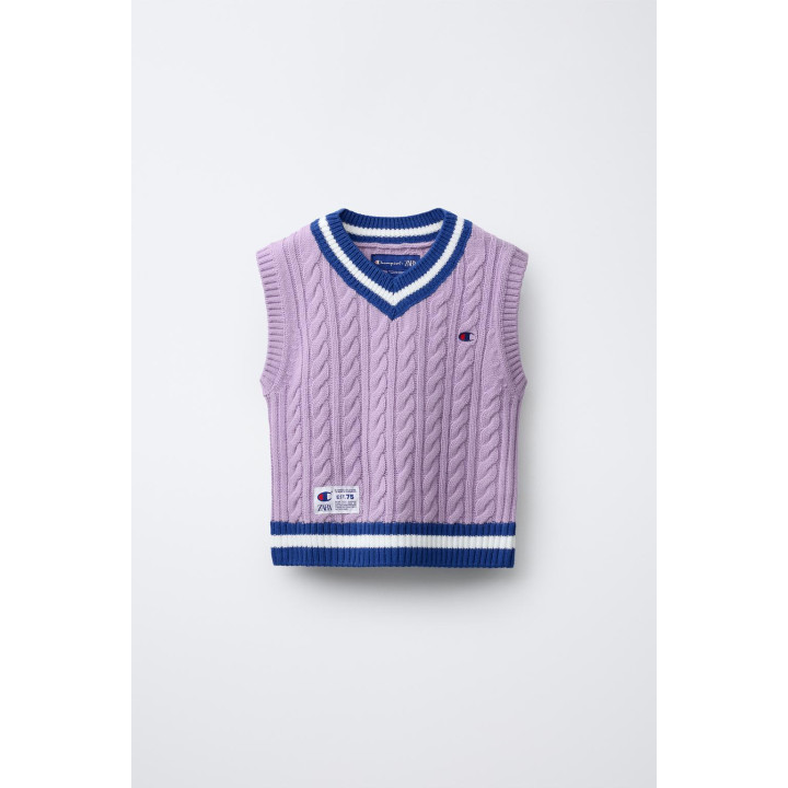 ТРИКОТАЖНЫЙ ЖИЛЕТ CHAMPION ® X ZARA