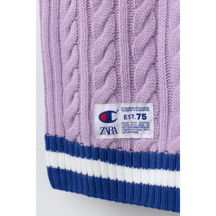 ТРИКОТАЖНЫЙ ЖИЛЕТ CHAMPION ® X ZARA