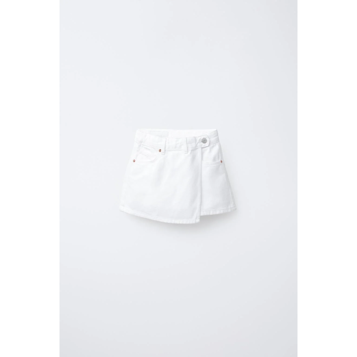 БАЗОВАЯ ДЖИНСОВАЯ ЮБКА-ШОРТЫ