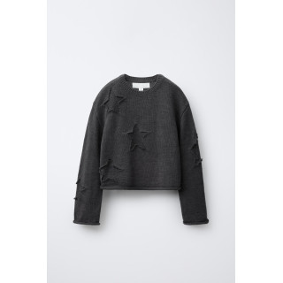 ВЯЗАНЫЙ ДЖЕМПЕР В ЗВЕЗДЫ