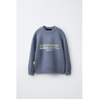 ВЯЗАНЫЙ СВИТЕР С ПРИНТОМ