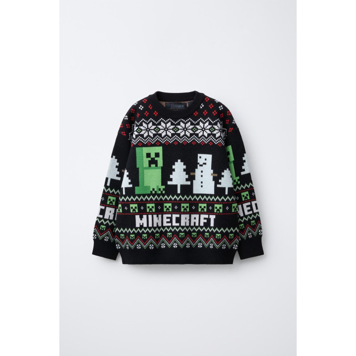 Вязаный свитер minecraft © mojang ab. ™