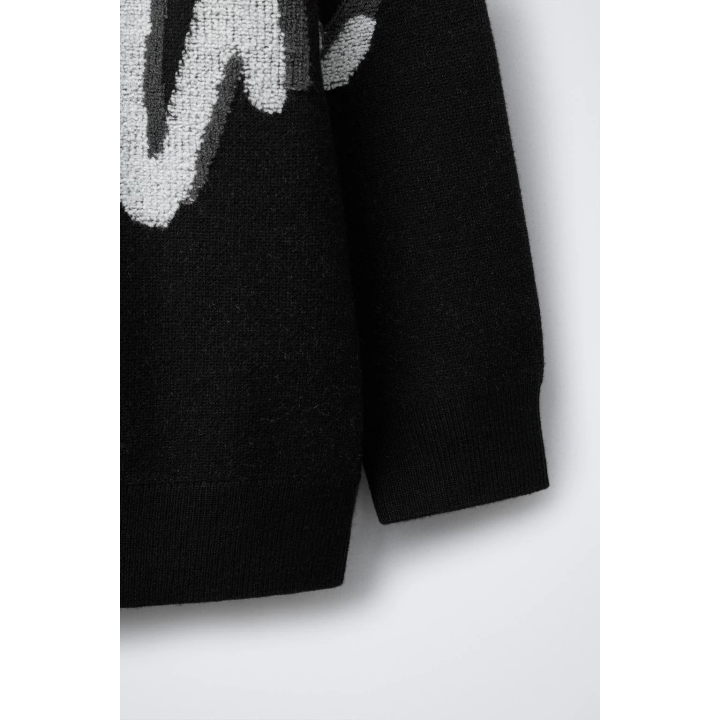 СВИТЕР С ПРИНТОМ «ГРАФФИТИ»