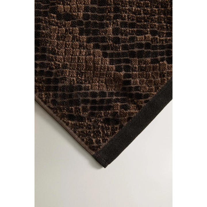 ANIMAL PRINT VELOUR BATH TOWEL