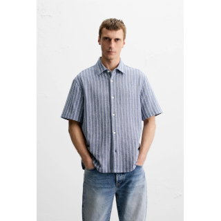 ЖАККАРДОВАЯ РУБАШКА В ПОЛОСКУ