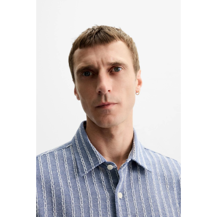 ЖАККАРДОВАЯ РУБАШКА В ПОЛОСКУ